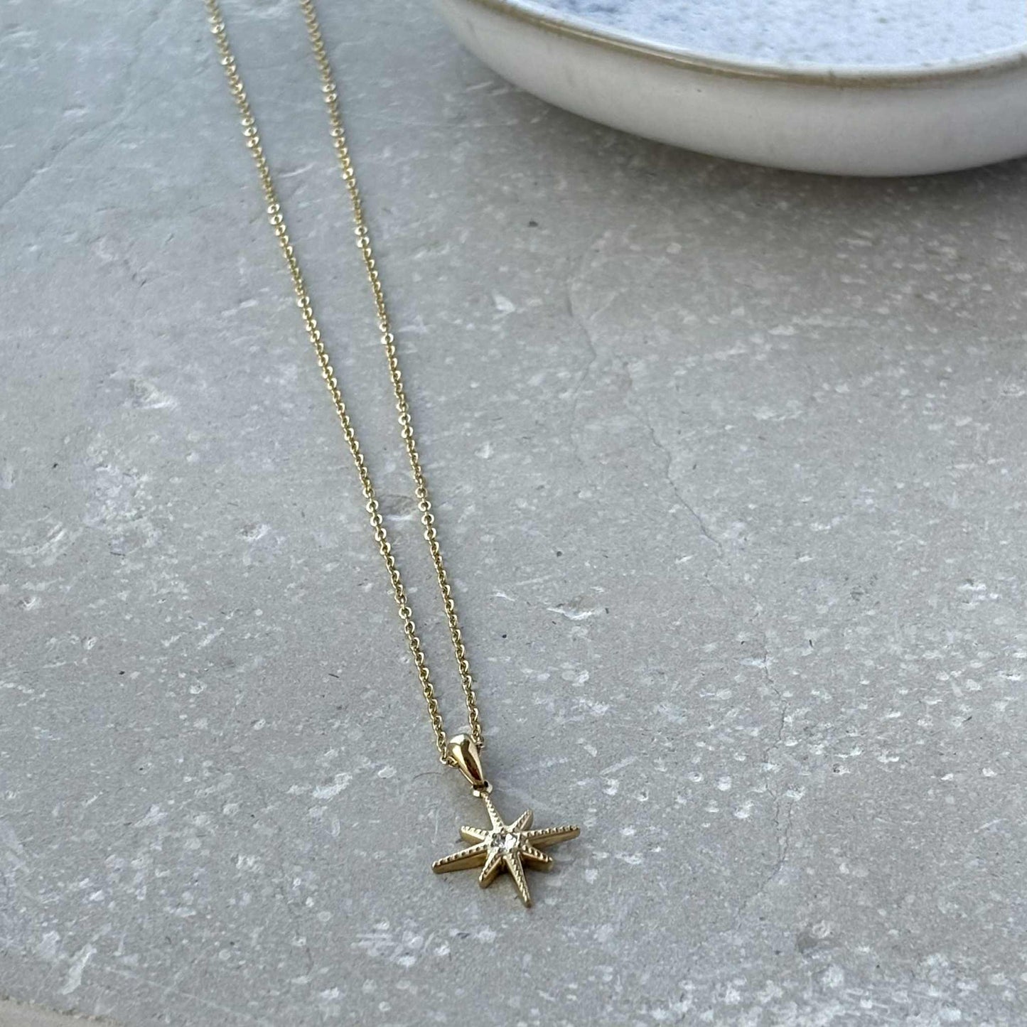 Tarnish Resistant Star Pendant Necklace