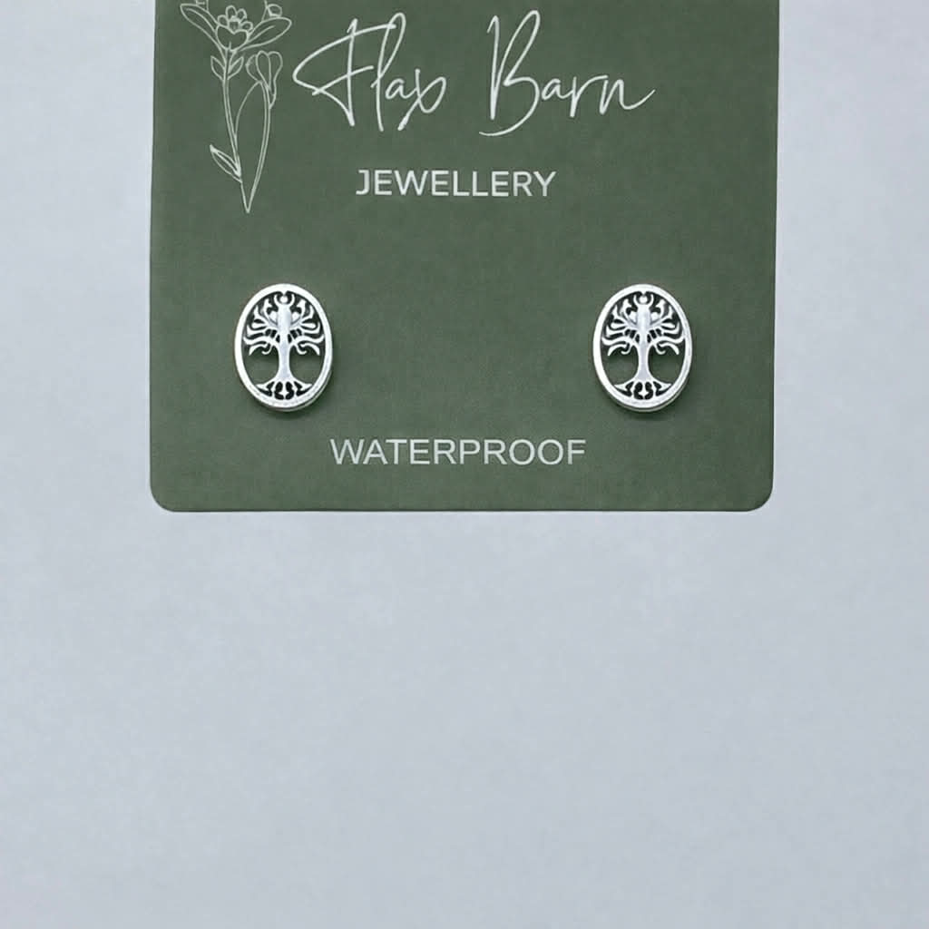 Tarnish Resistant Tree Of Life Studs