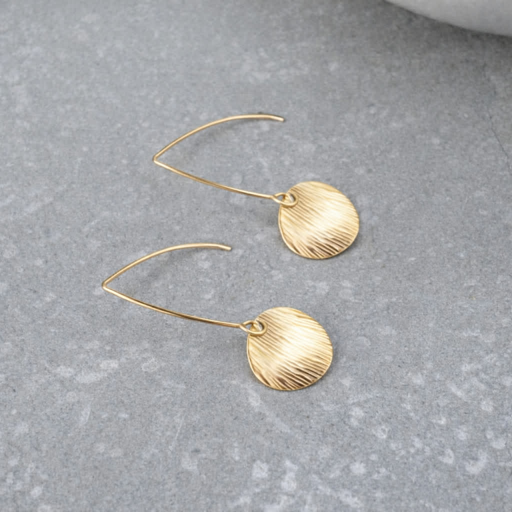 Tarnish Resistant Petal Drop Earrings