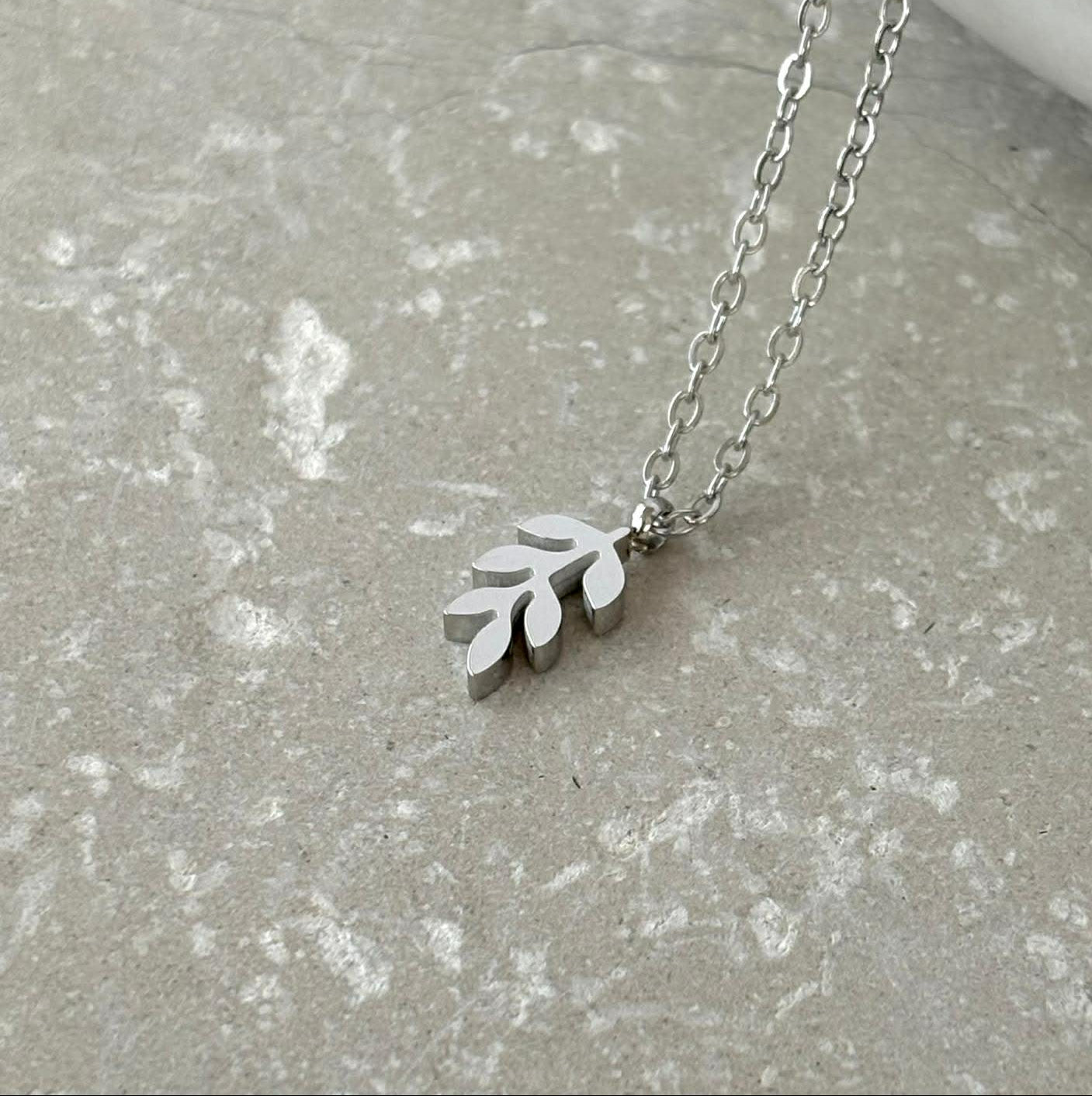 Tarnish Resistant Fern Necklace