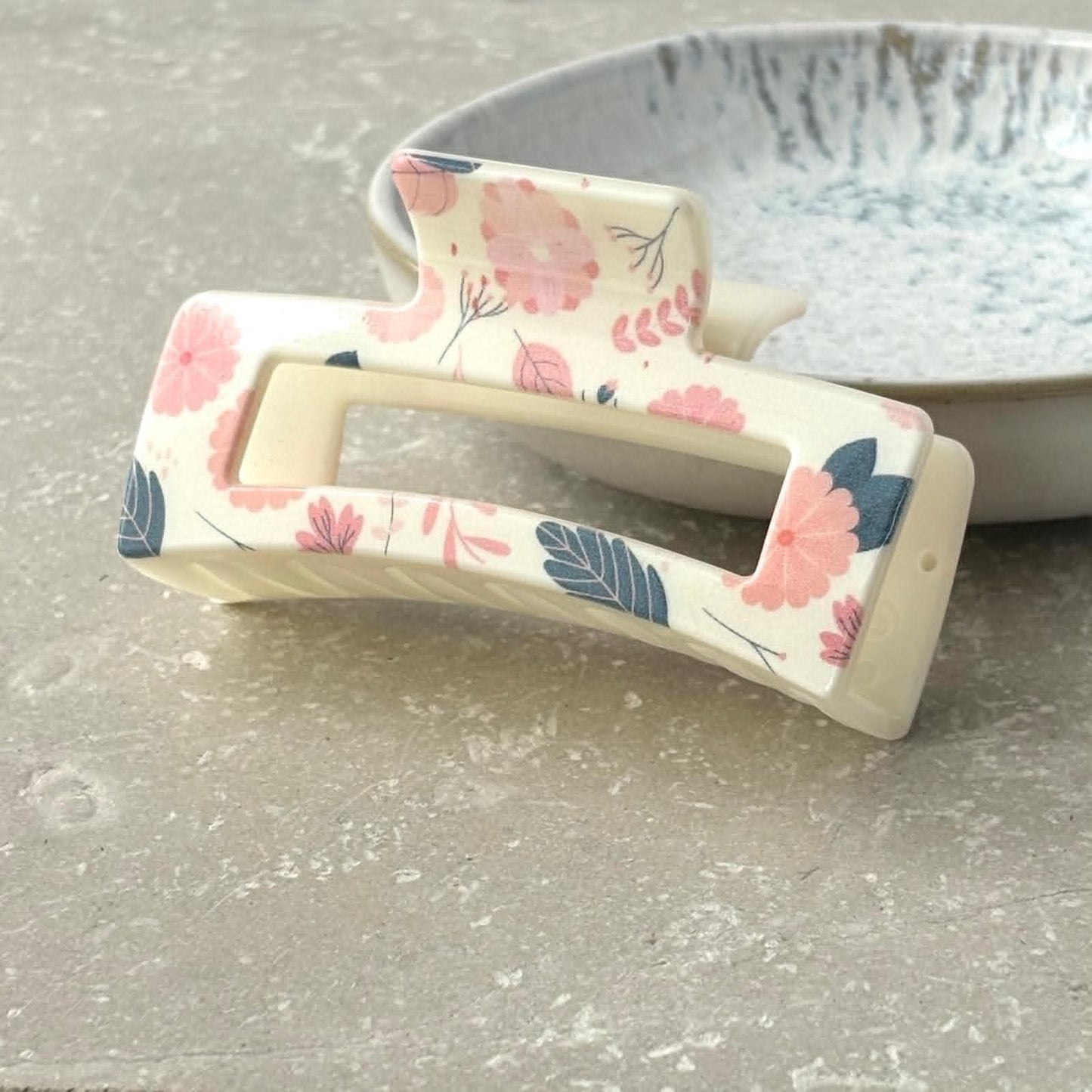 Pink Wildflower Claw Clip