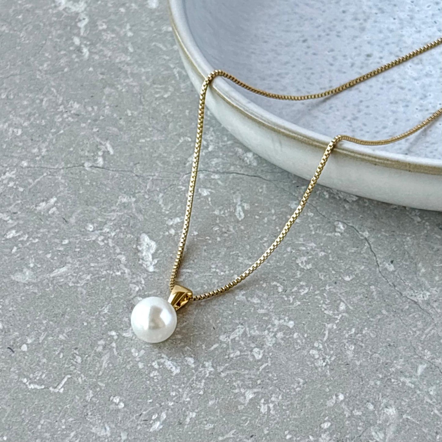Tarnish Resistant Pearl Necklace