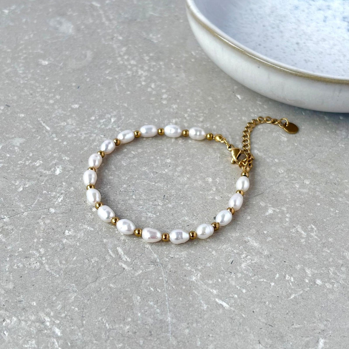 Tarnish Resistant Freshwater Pearl Bracelet