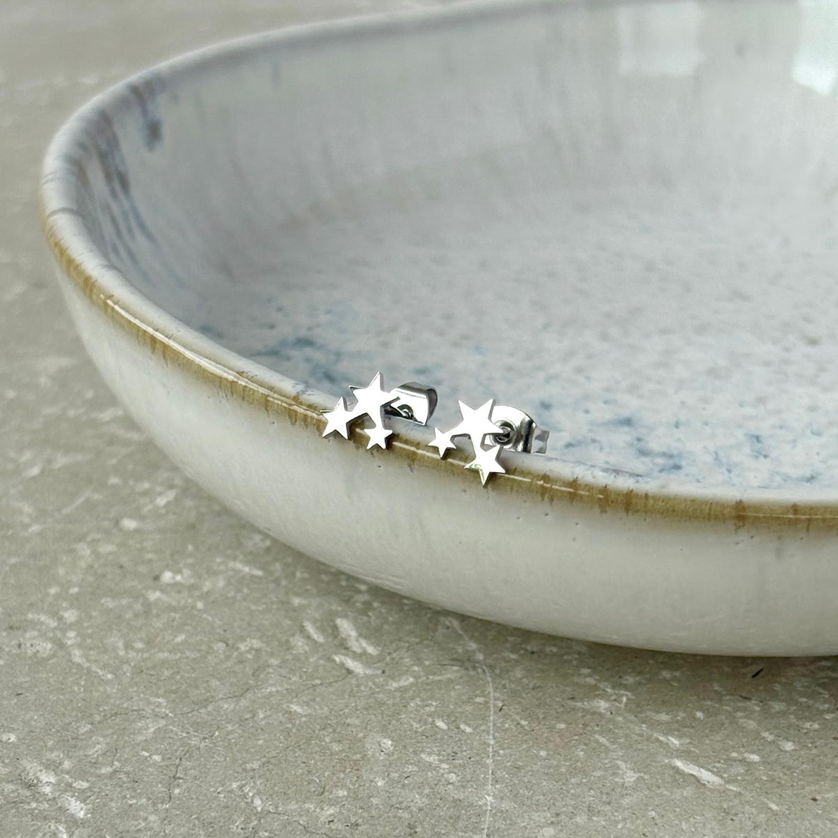 Tarnish Resistant Star Cluster Studs