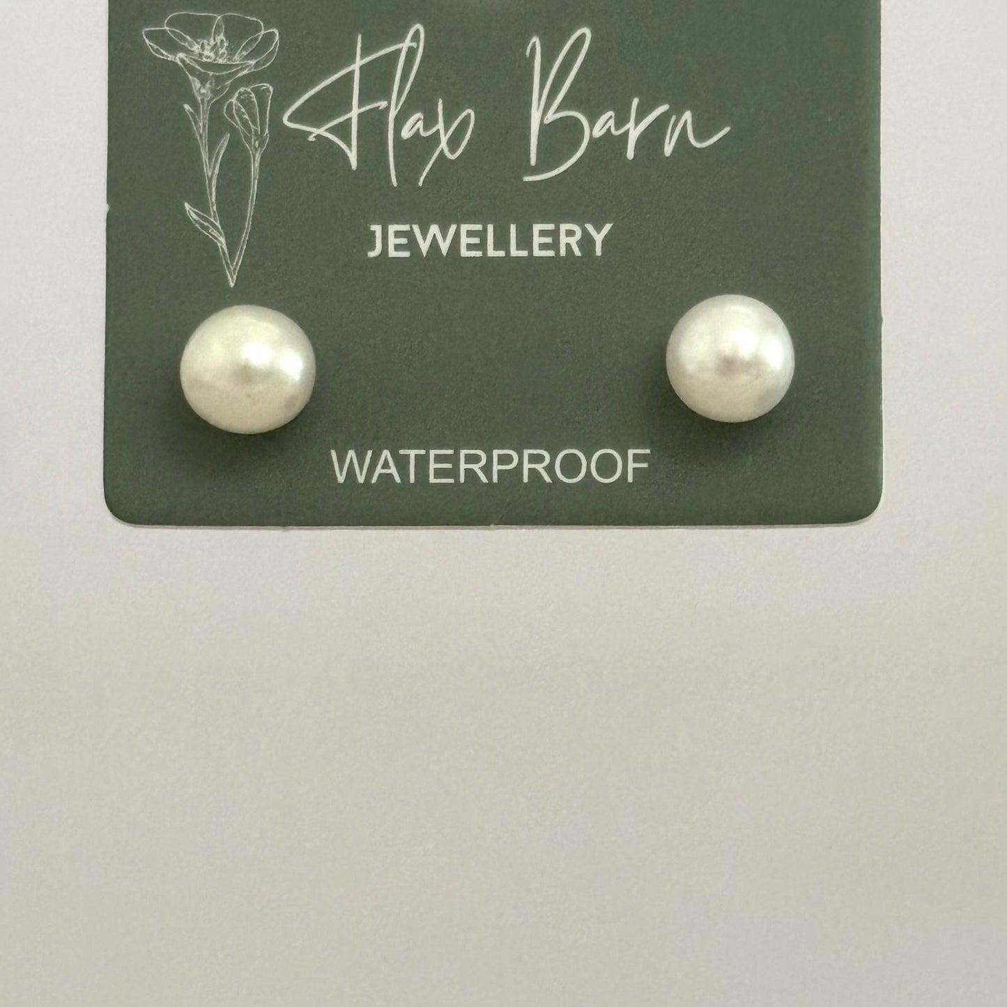Tarnish Resistant Pearl Studs