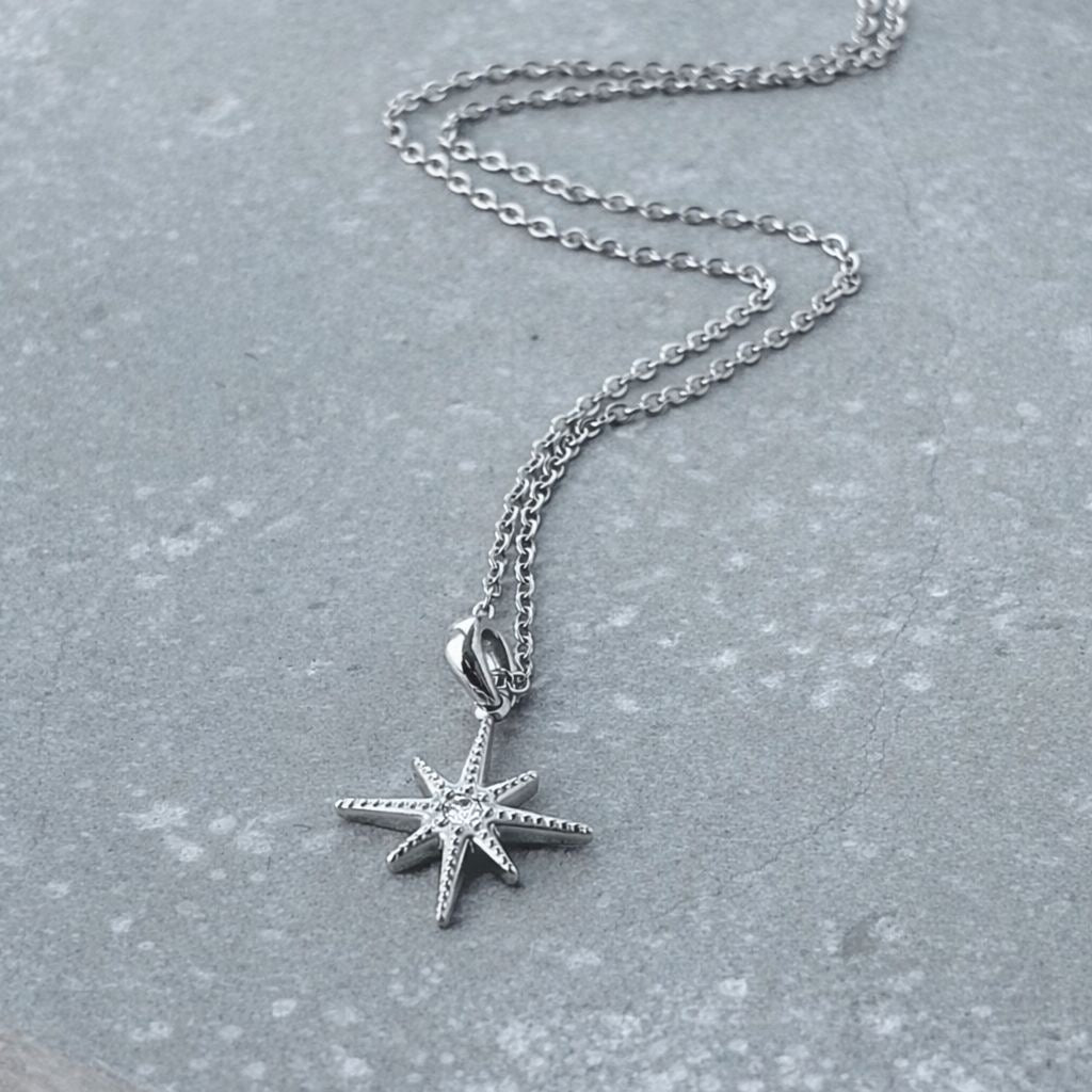 Tarnish Resistant Star Pendant Necklace