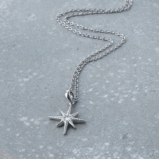 Tarnish Resistant Star Pendant Necklace