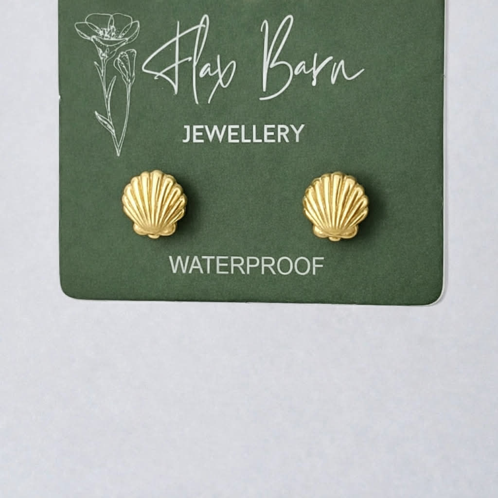 Tarnish Resistant Shell Studs