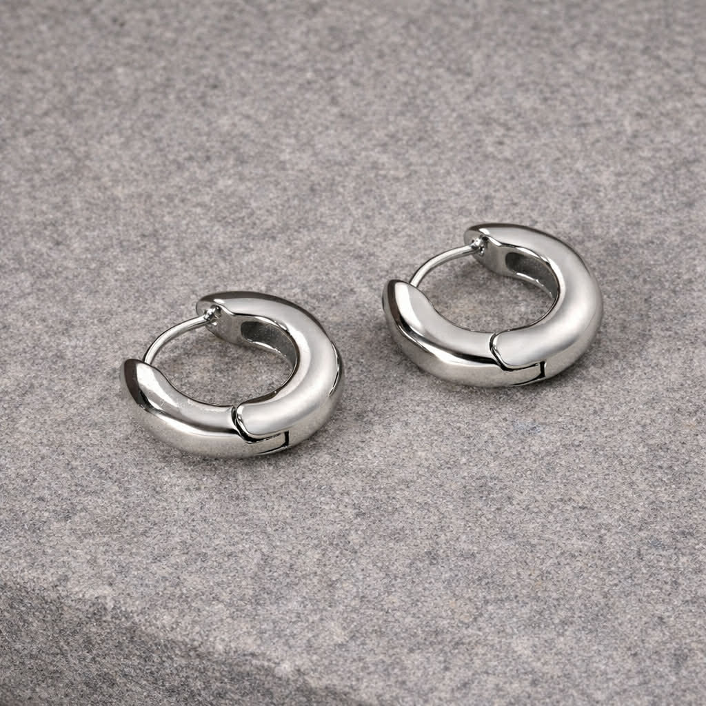 Tarnish Resistant Classic Hoop Huggies