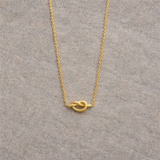 Tarnish Resistant Knot Necklace