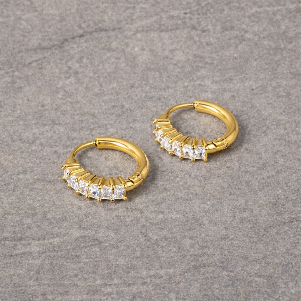 Tarnish Resistant Zirconia Front Huggies