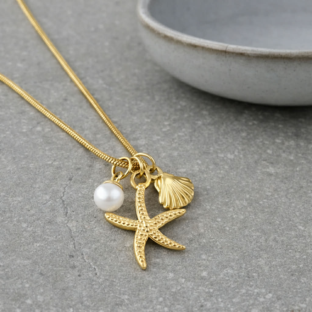 Tarnish Resistant Beachcomber Necklace