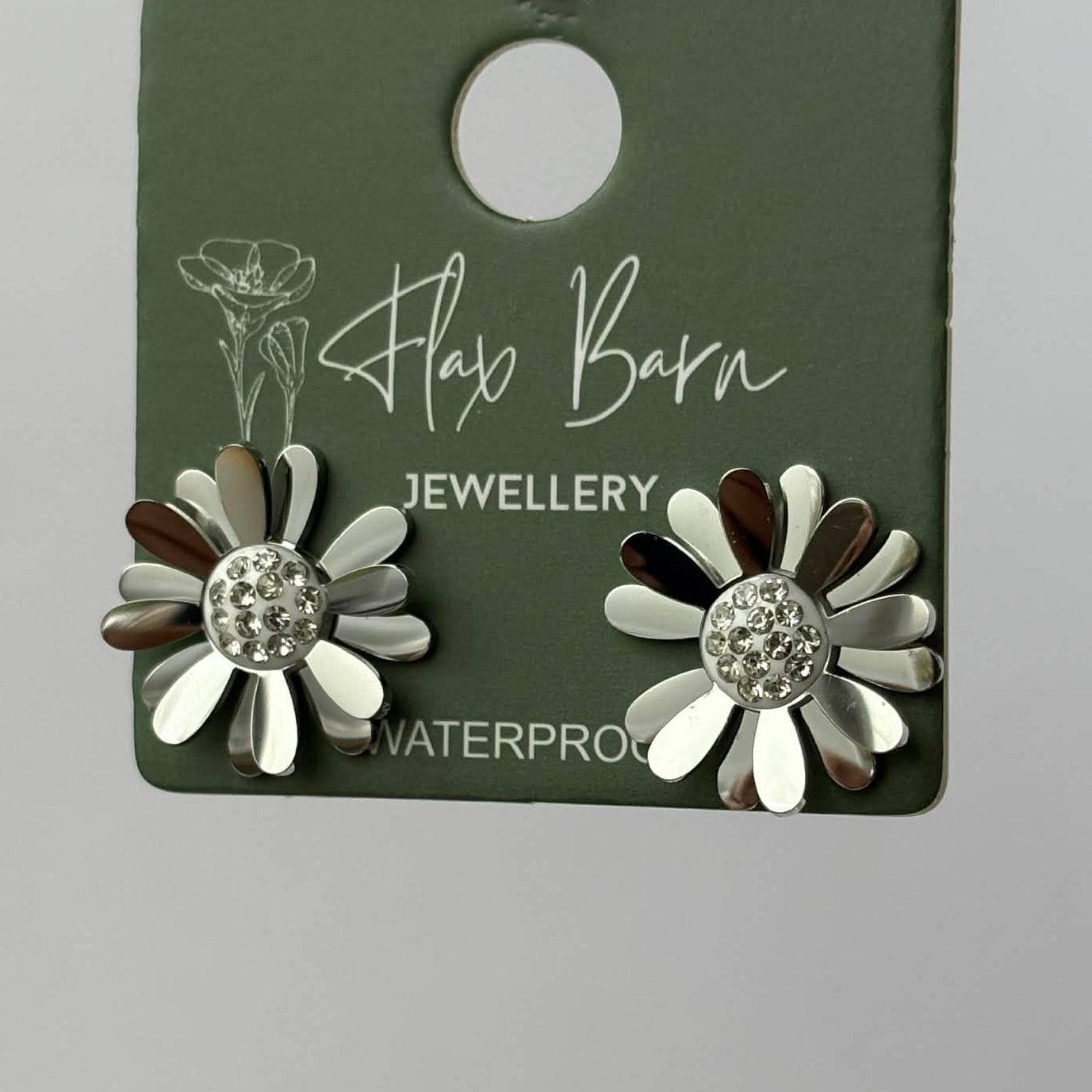Tarnish Resistant Daisy Studs
