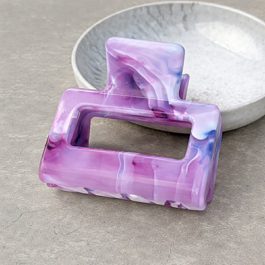Small Purple Rectangular Claw Clamp