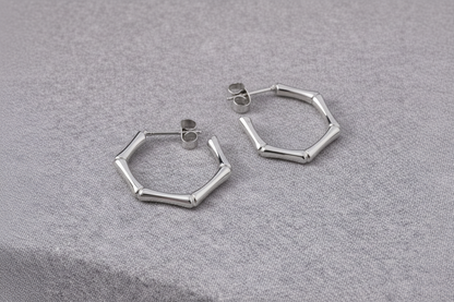 Tarnish Resistant Hexagonal Studs