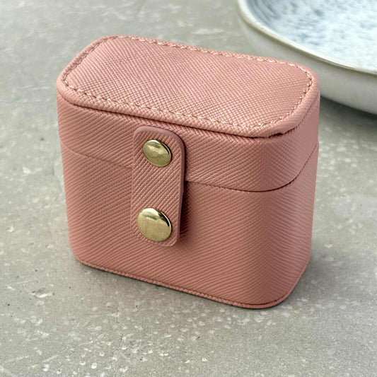 PU Leather Ring Storage Box