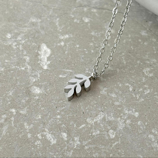 Tarnish Resistant Fern Necklace