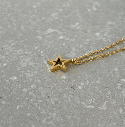 Tarnish Resistant Shimmer Star Necklace