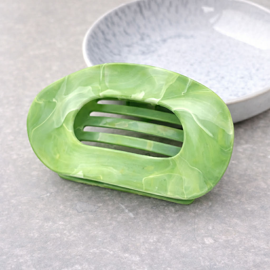Green Marble Horizontal Claw Clamp