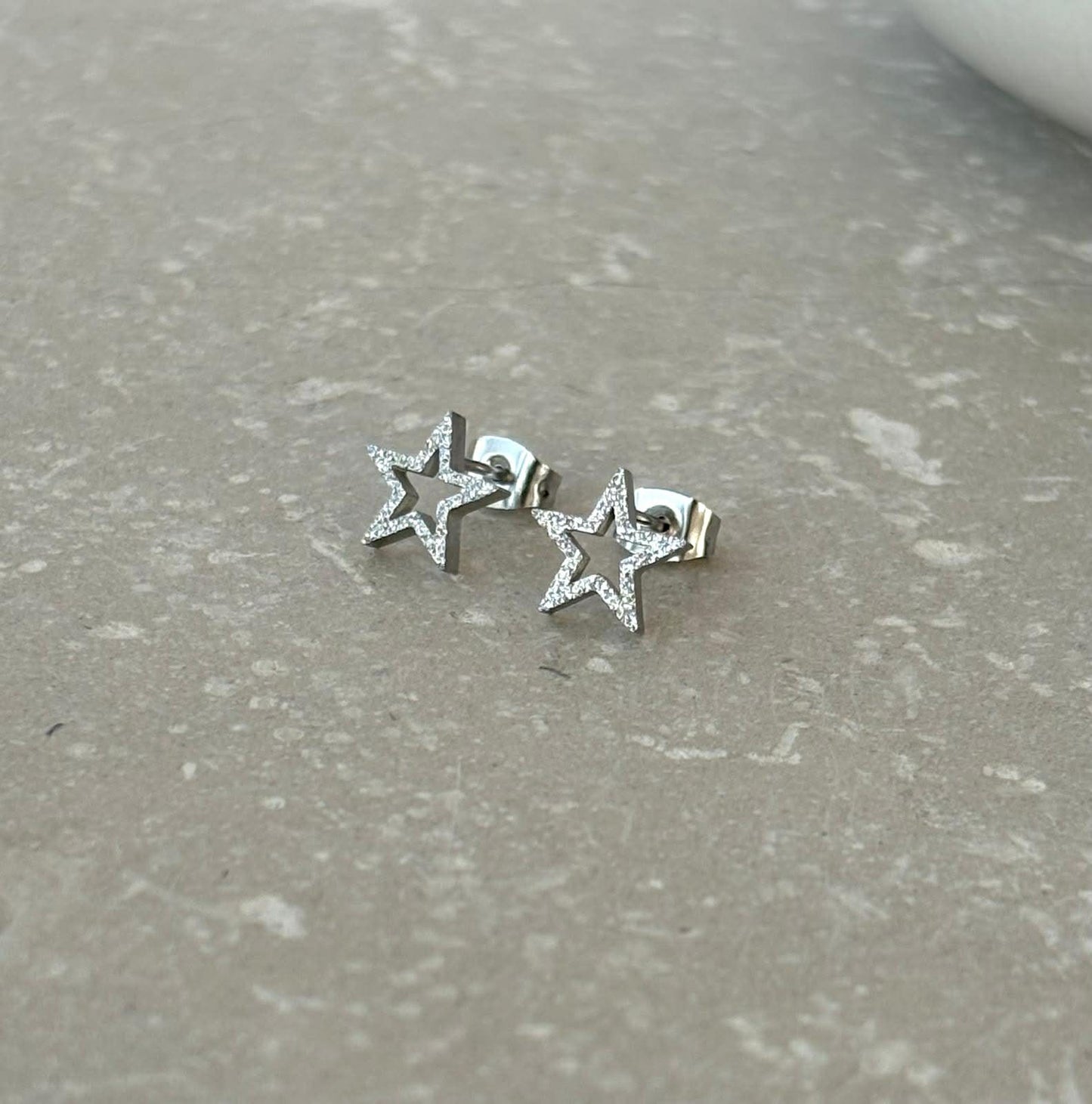 Tarnish Resistant Shimmer Star Studs