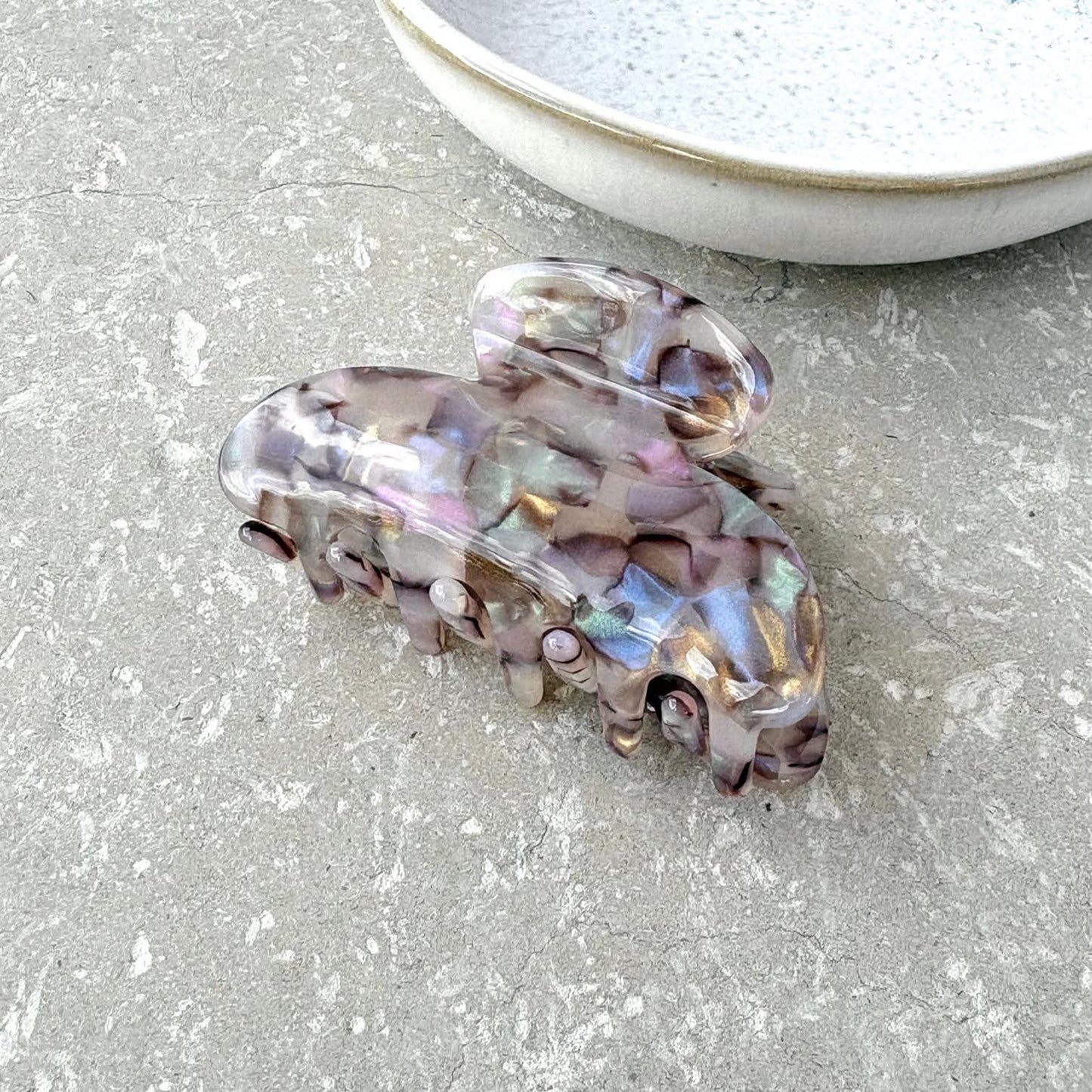Small Purple Flash Claw Clip