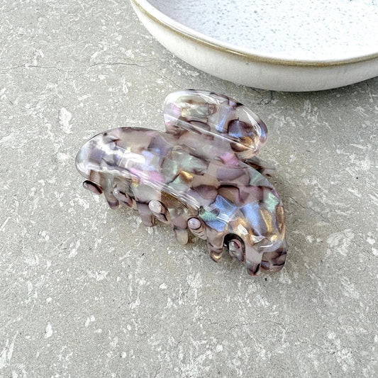 Small Purple Flash Claw Clip