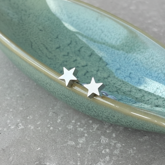 Tarnish Resistant Mini Star Studs