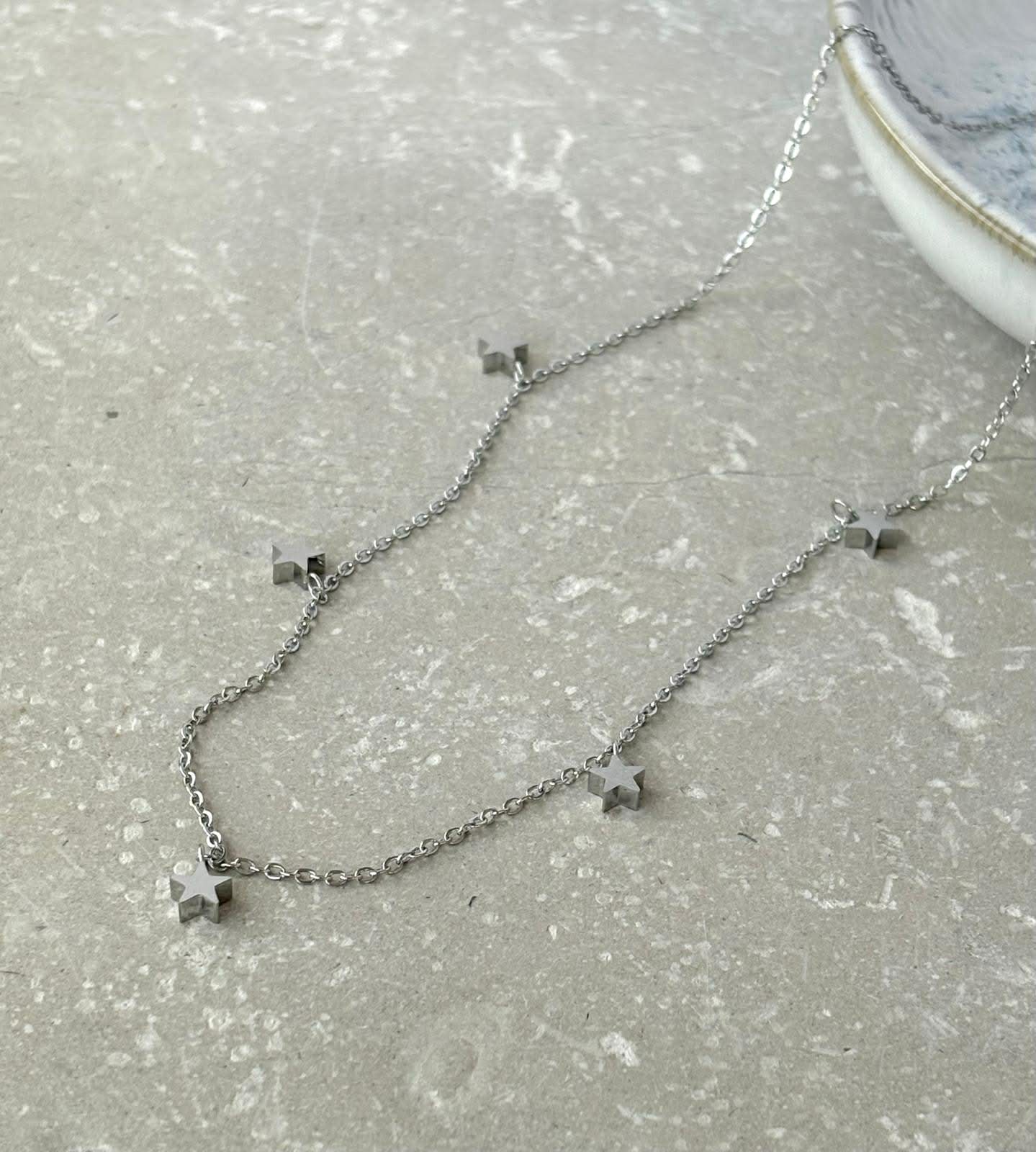 Tarnish Resistant Mini Star Necklace