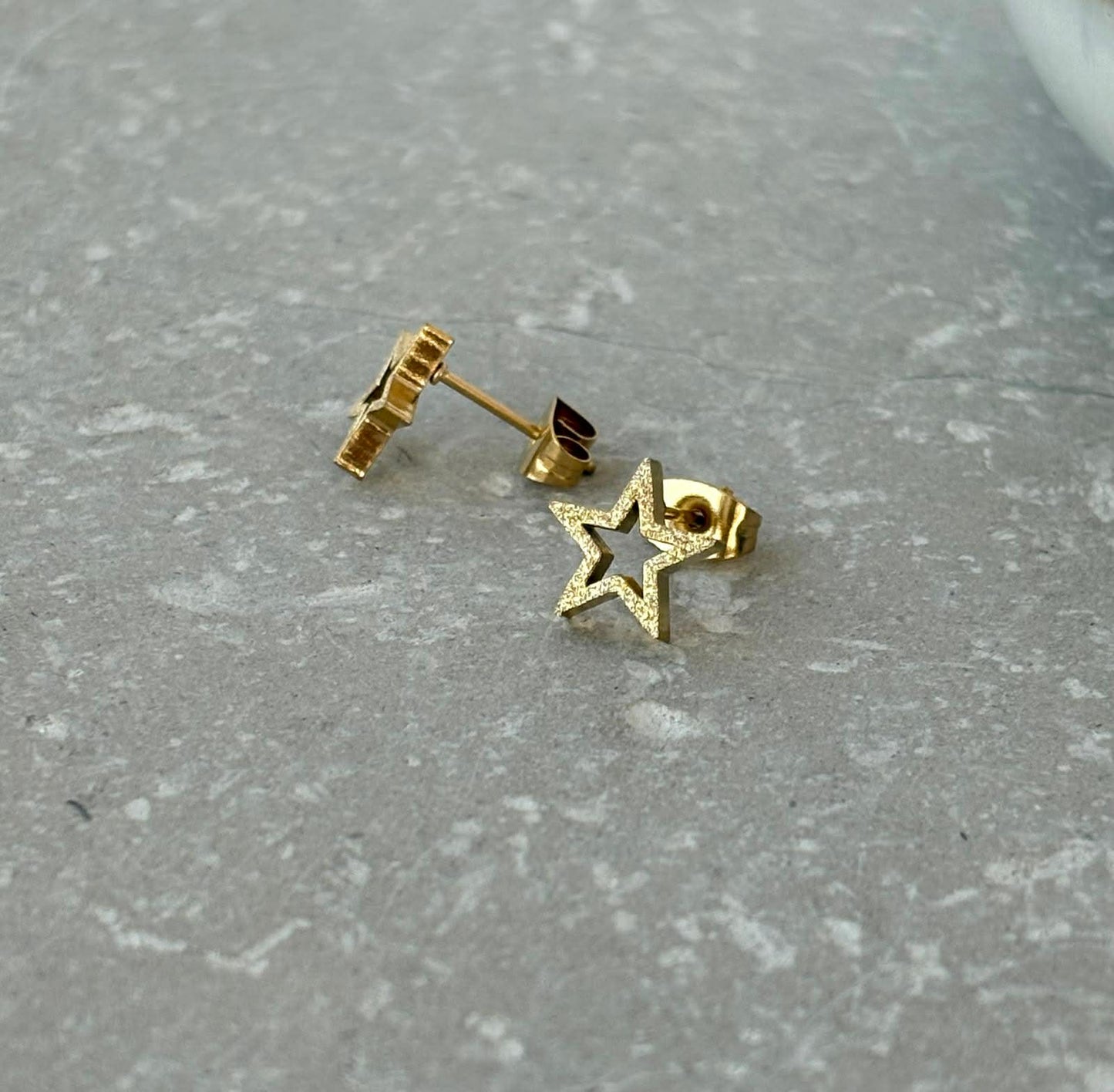 Tarnish Resistant Shimmer Star Studs