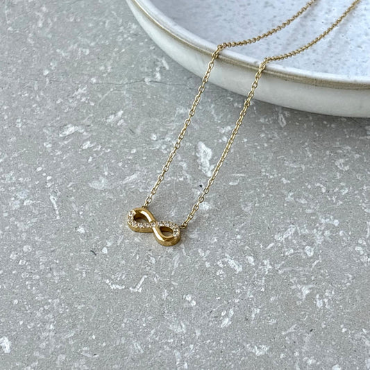 Tarnish Resistant Infinity Necklace
