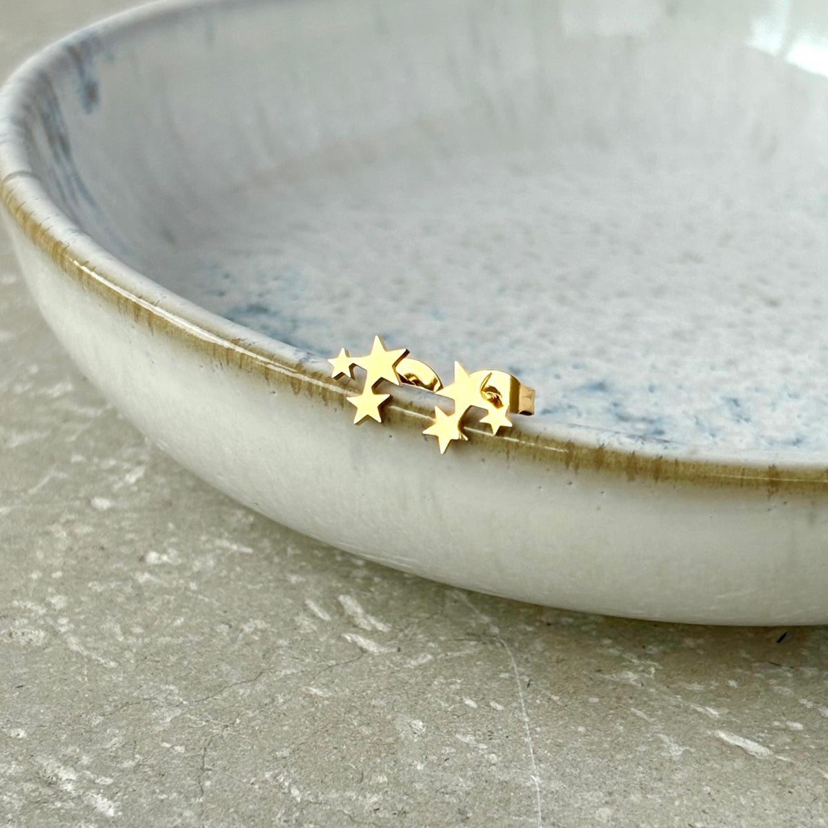 Tarnish Resistant Star Cluster Studs