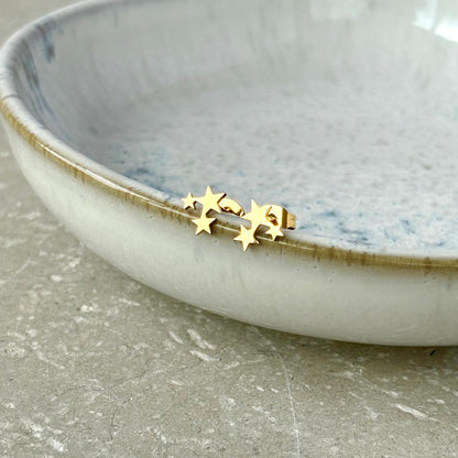 Tarnish Resistant Star Cluster Studs