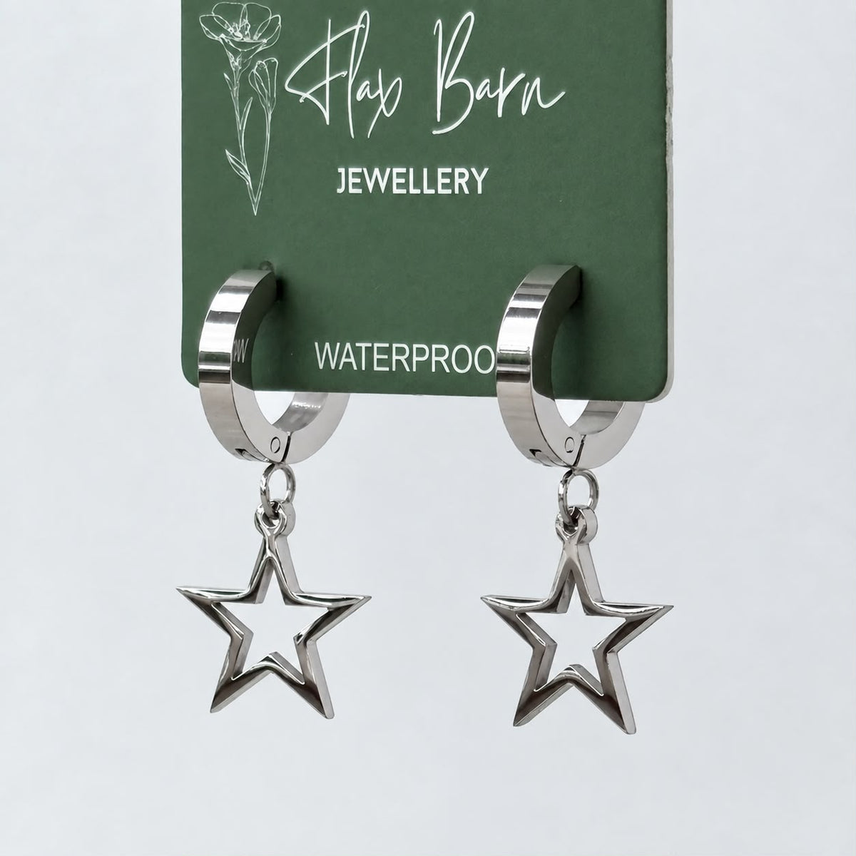 Tarnish Resistant Star Huggies
