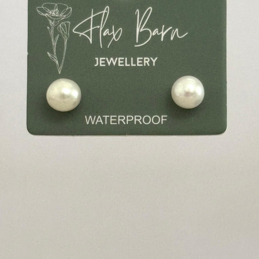 Tarnish Resistant Pearl Studs