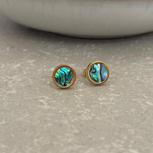 Tarnish Resistant Paolo Shell Studs